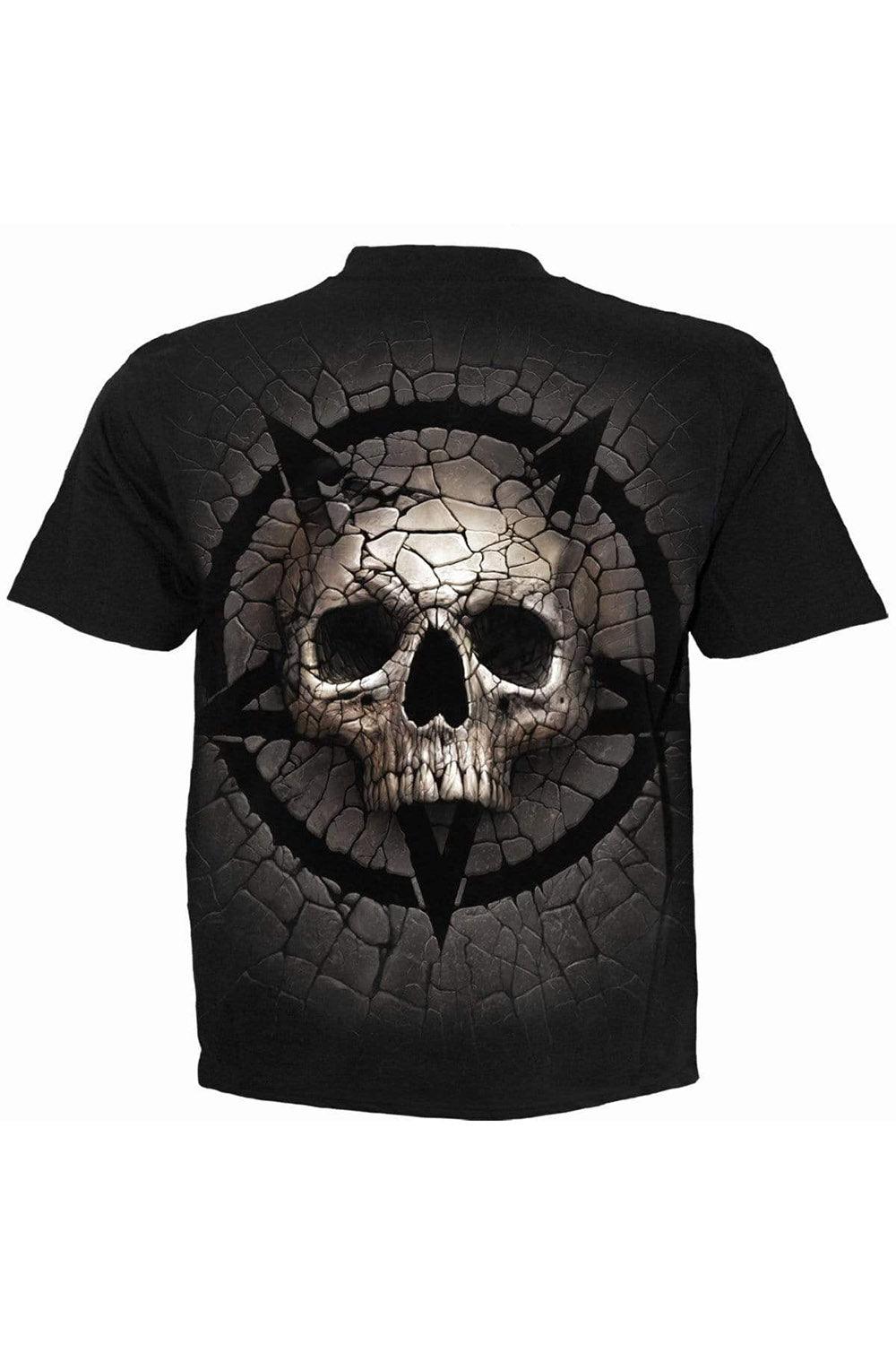 Cracking Up T-Shirt [Black] - graphic t-shirt - VampireFreaks - Spiral