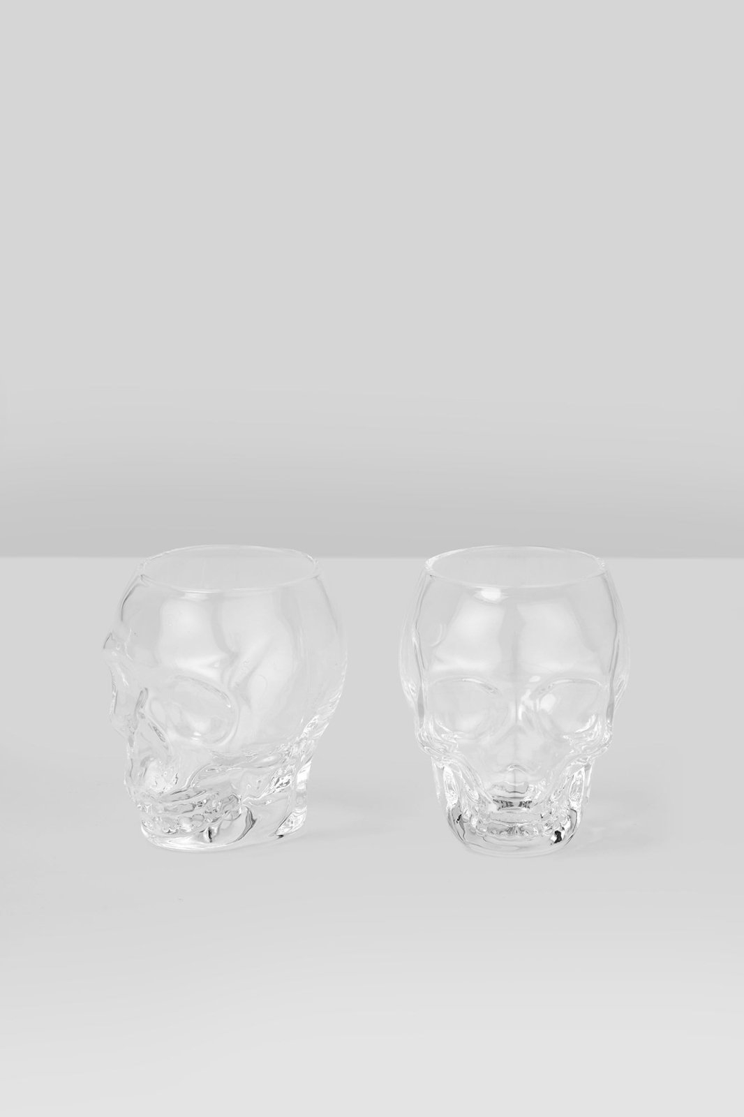 Cranium Shot Glasses [CLEAR] - housewares - VampireFreaks - Killstar