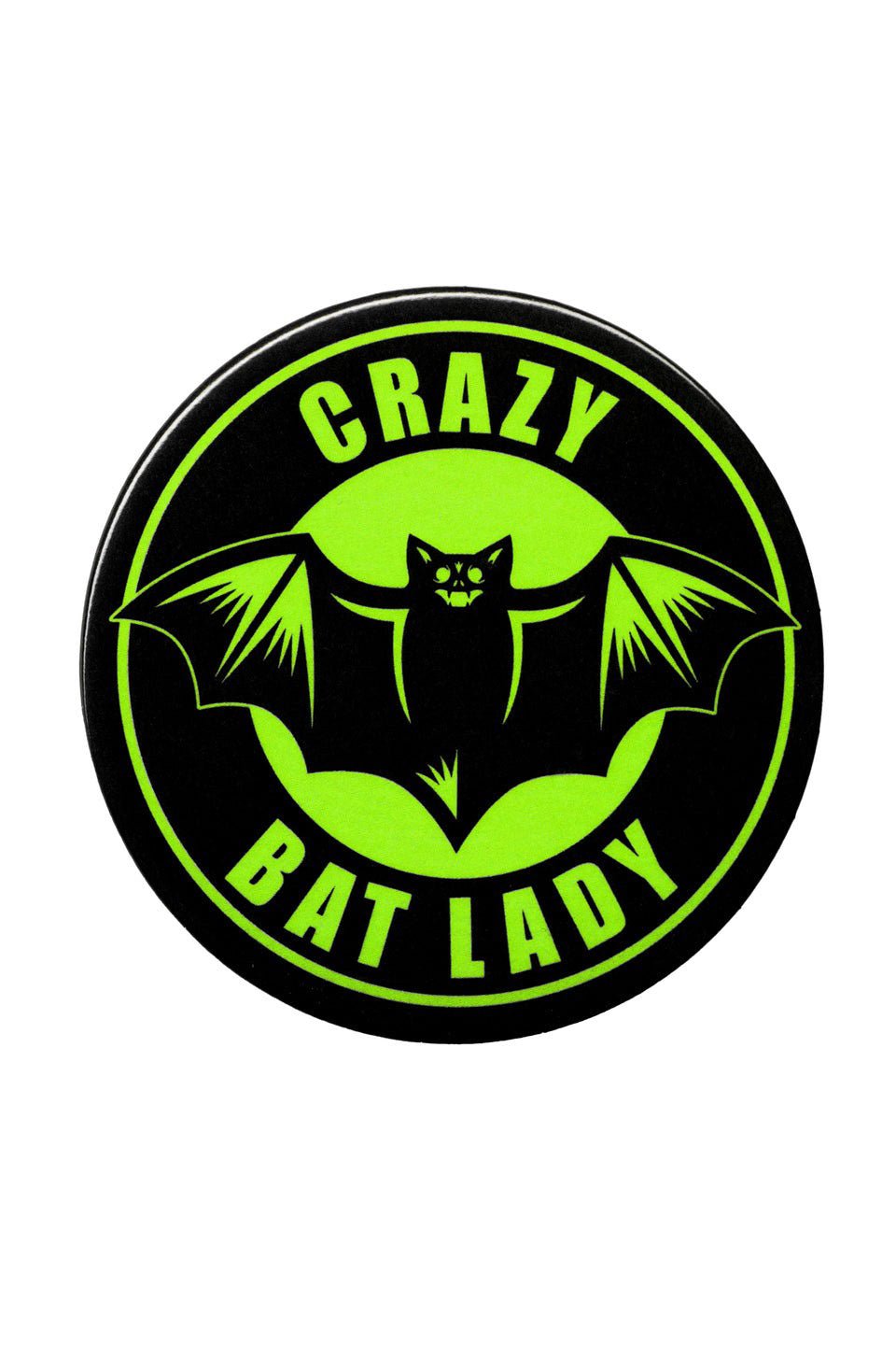 Crazy Bat Lady Magnet - stationery - VampireFreaks - Sourpuss