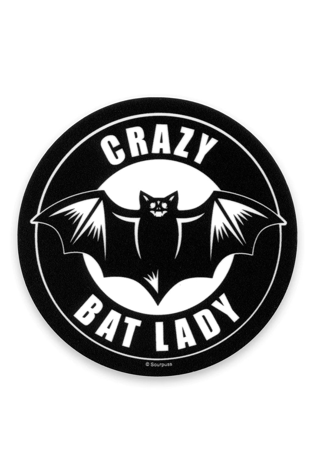 Crazy Bat Lady Sticker - Stationery - VampireFreaks - Sourpuss