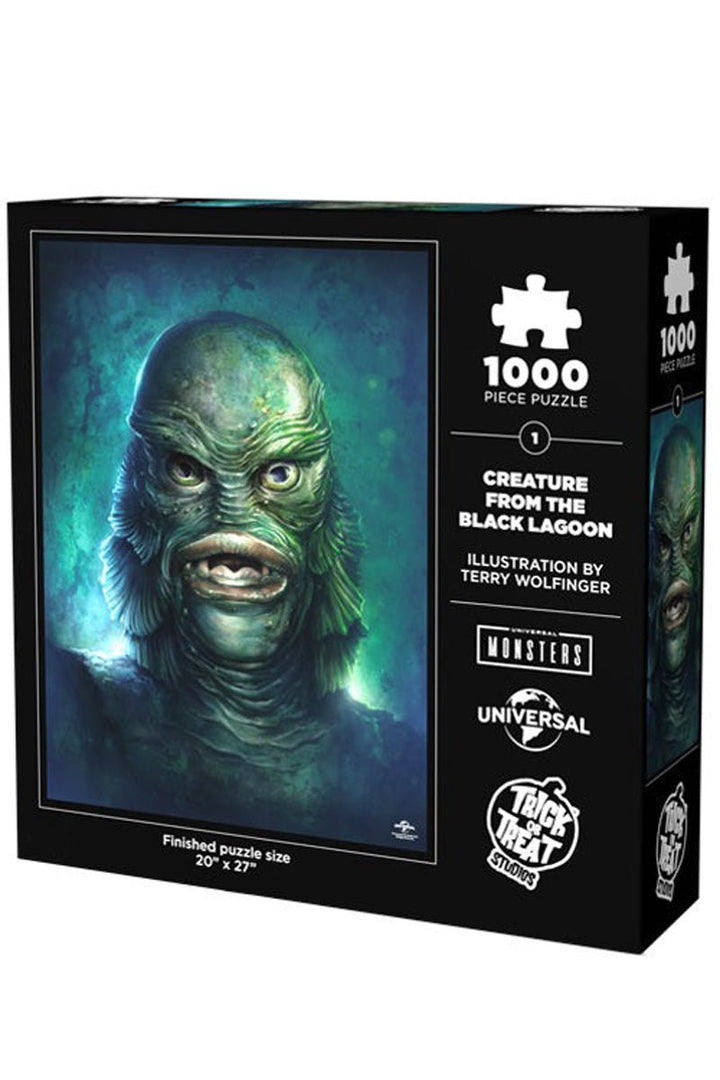 Creature From The Black Lagoon Jigsaw Puzzle 1,000 pc - toys - VampireFreaks - Trick or Treat Studios