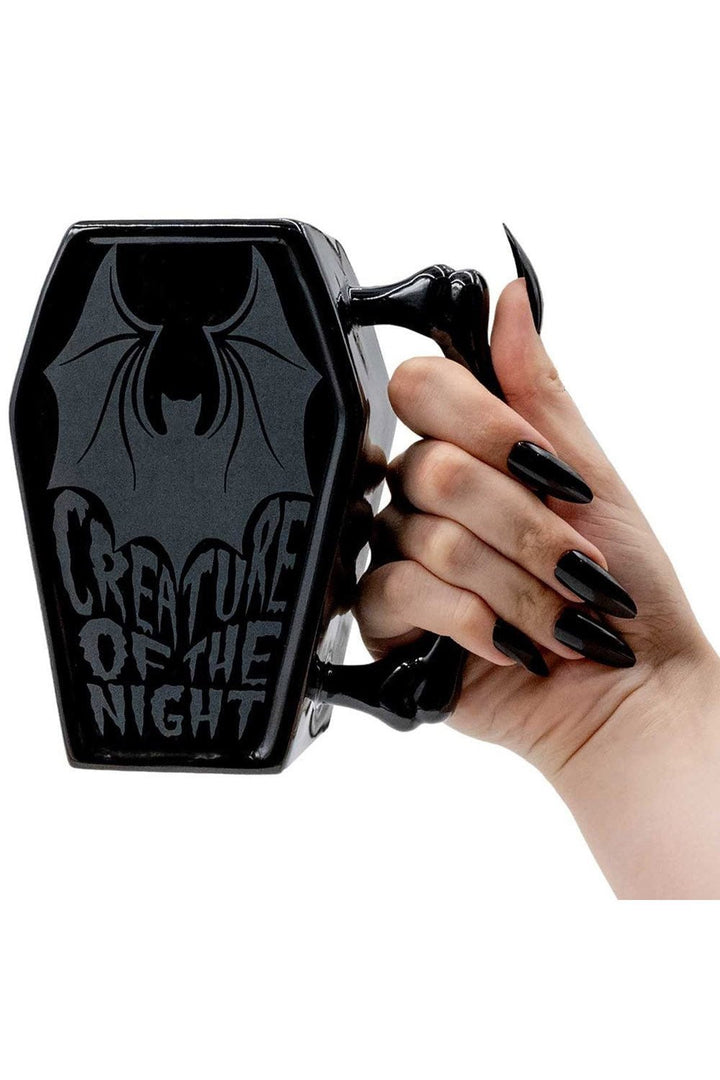 Creature of the Night Coffin Mug - housewares - VampireFreaks - Kreepsville