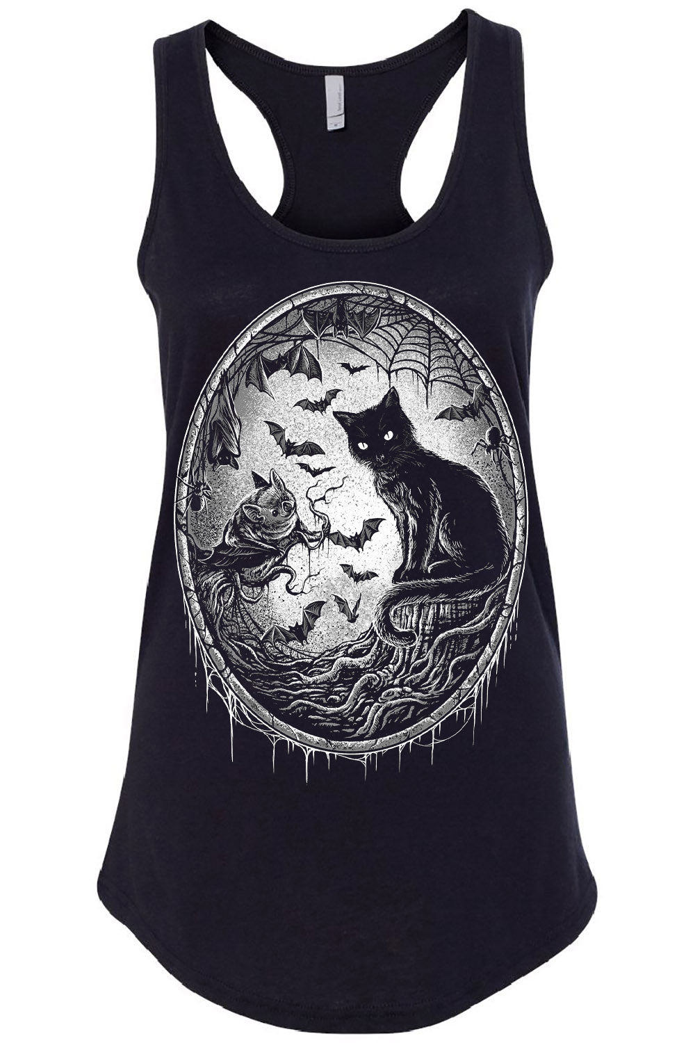 cameo frame gothic victorian tank top