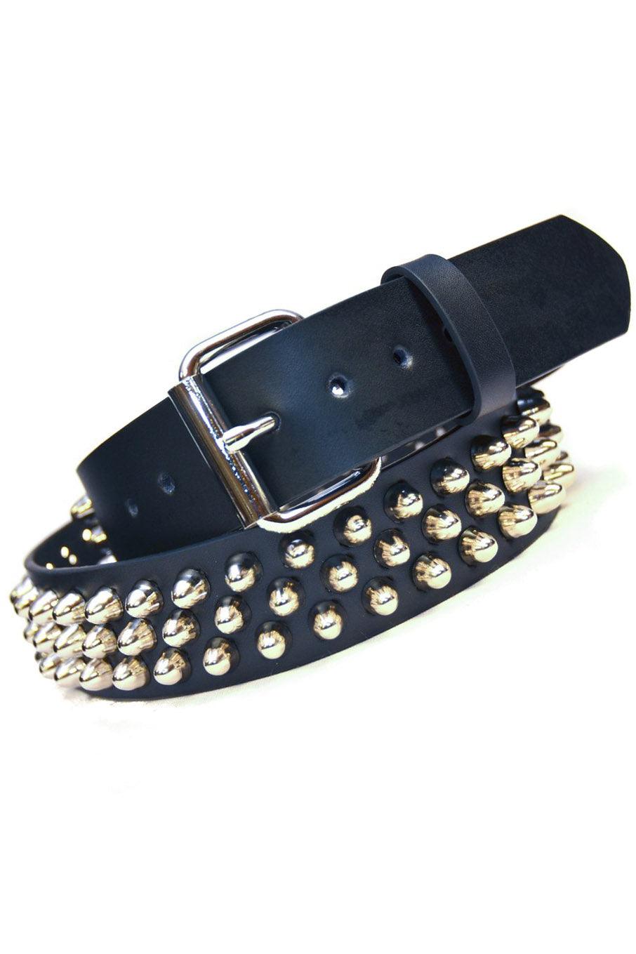 Creep Cult Cone Studded Belt - belts - VampireFreaks - Funk Plus