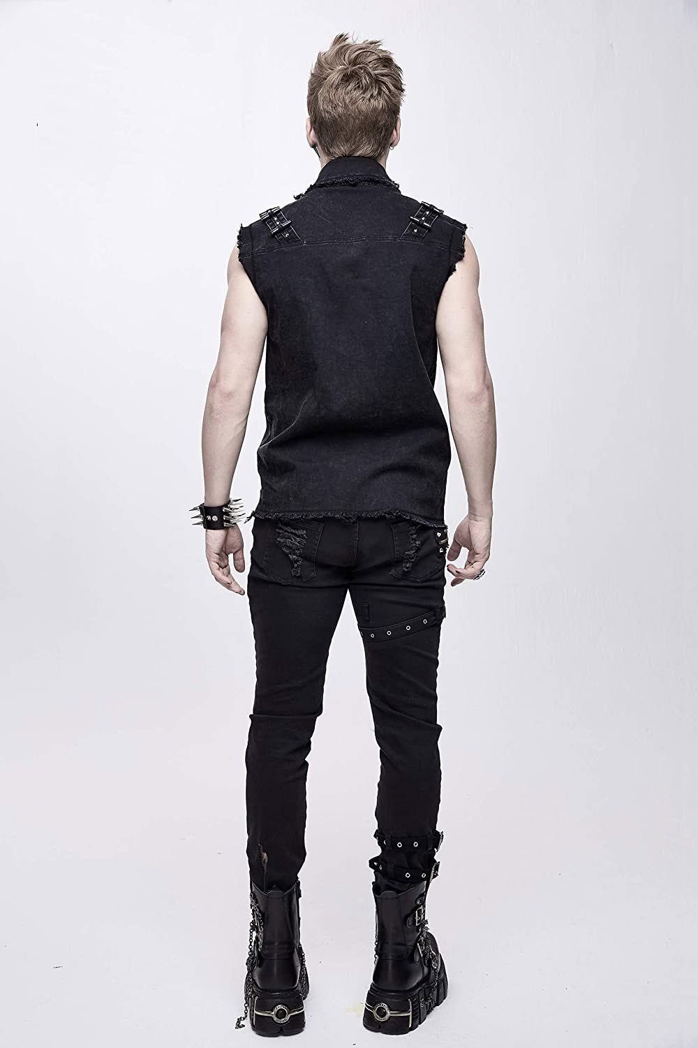 Creeping Death Punk Vest - mens tops - VampireFreaks - Devil Fashion