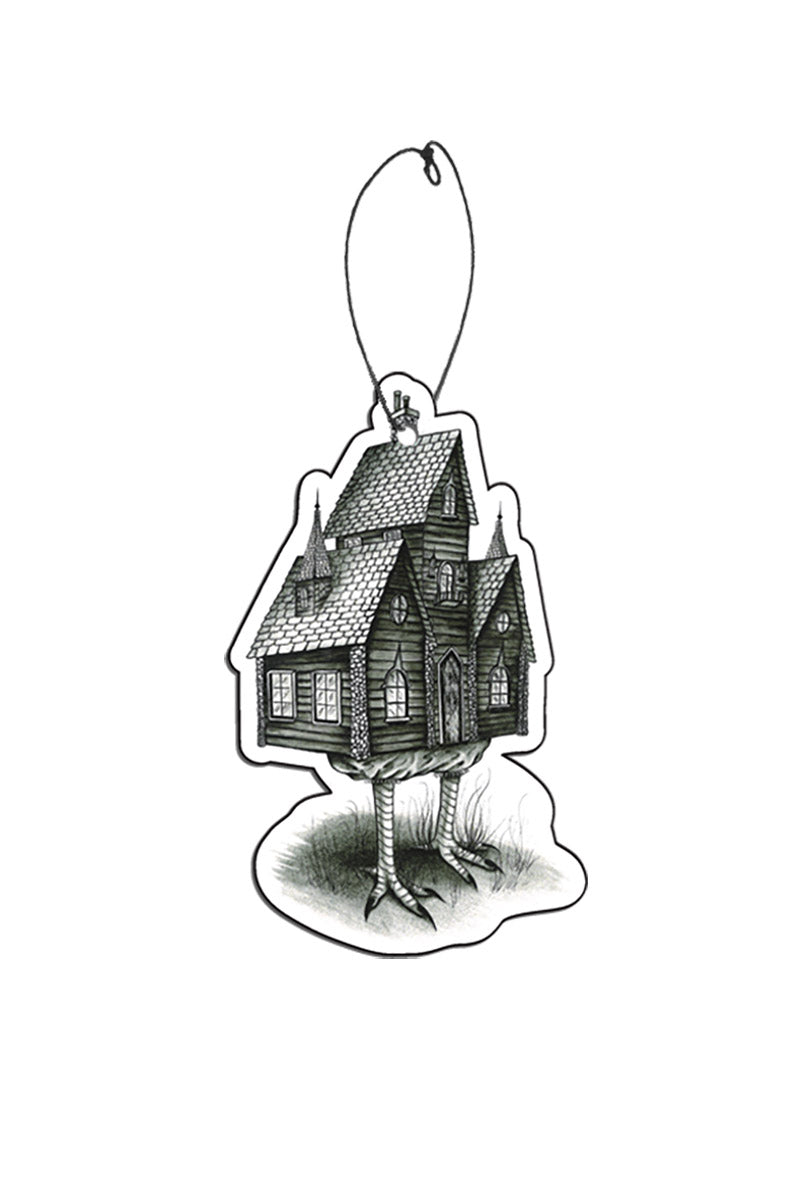 gothic haunted house baba yaga air freshener