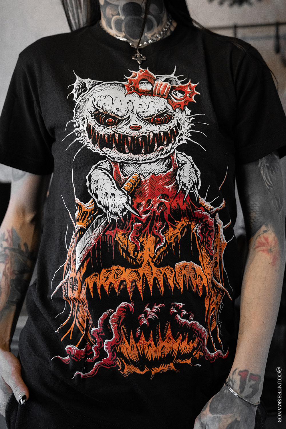 Hell-O-Ween Kitty T-shirt