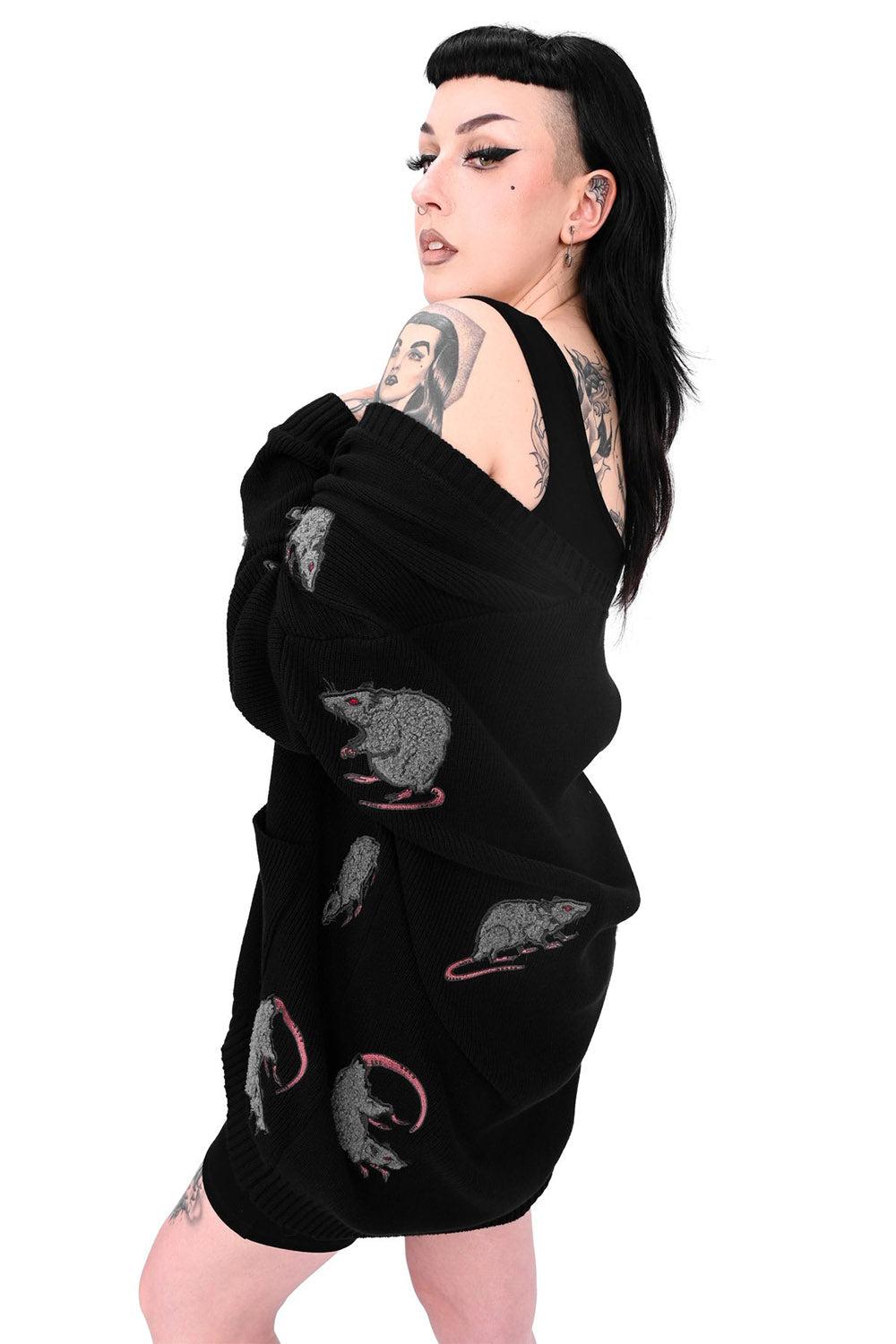 oversized gothic cardigan sweater by foxblood