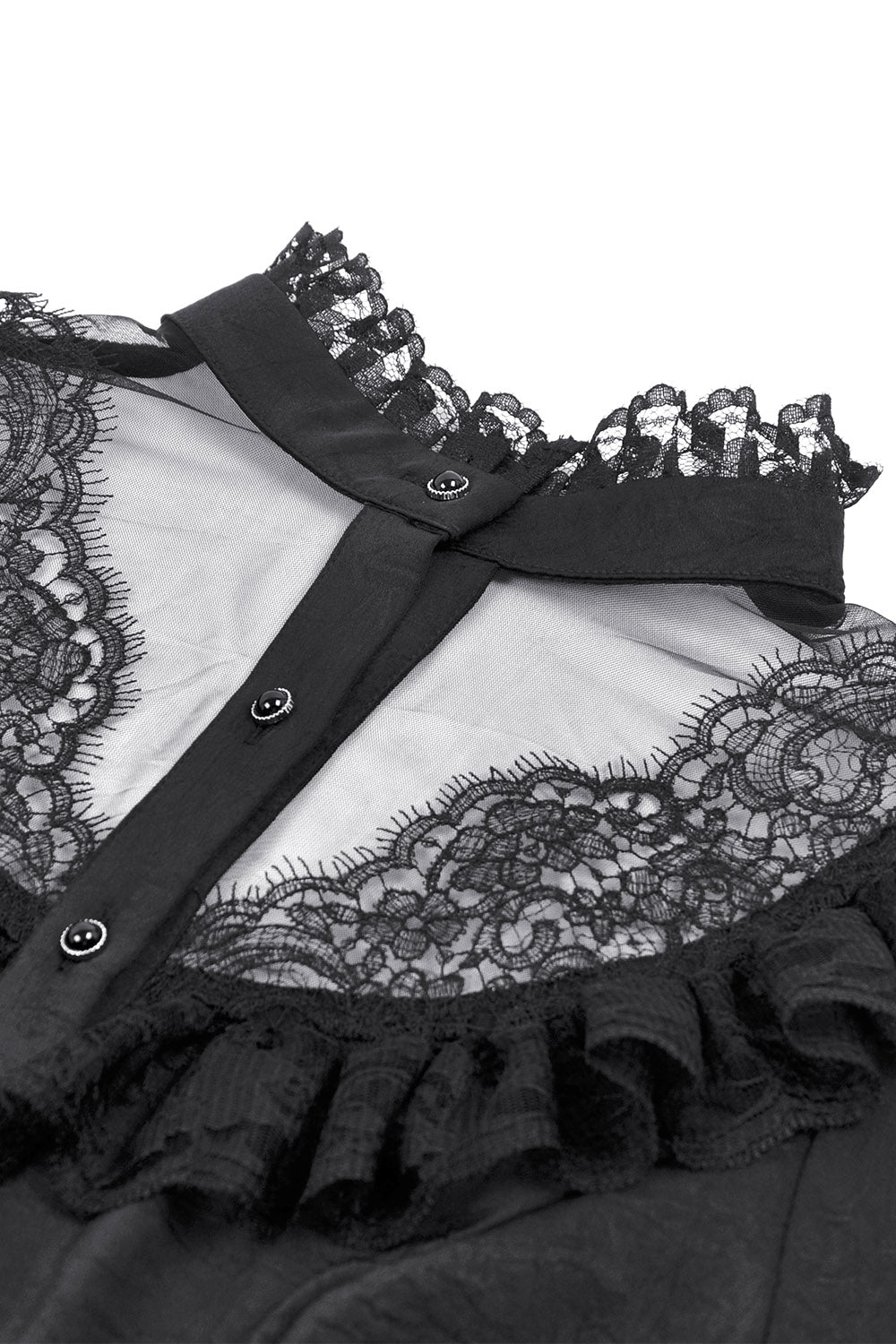 victorian long sleeve gothic blouse