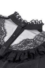 victorian long sleeve gothic blouse