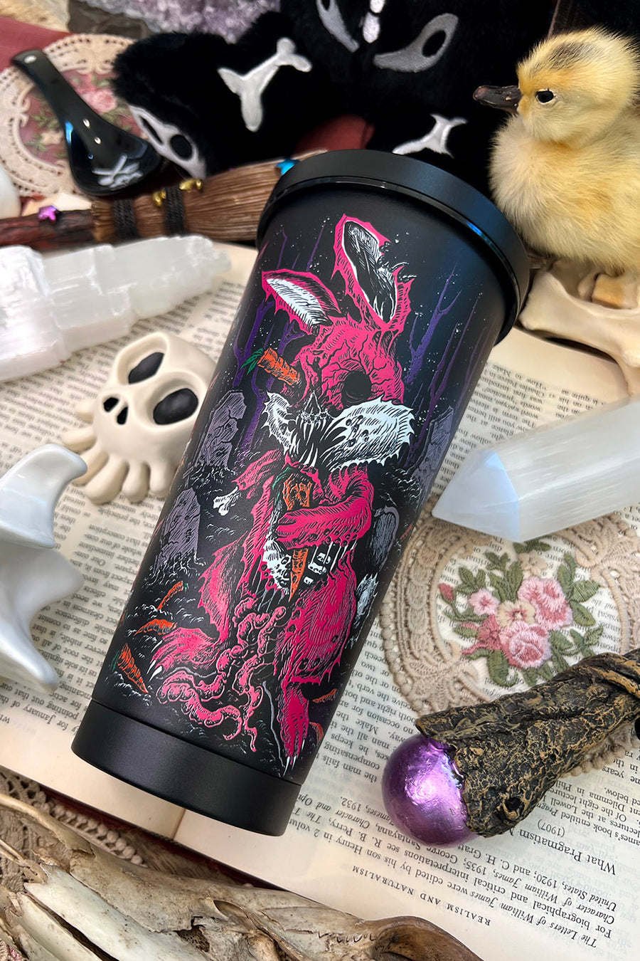 goth kawaii to go coffee cup