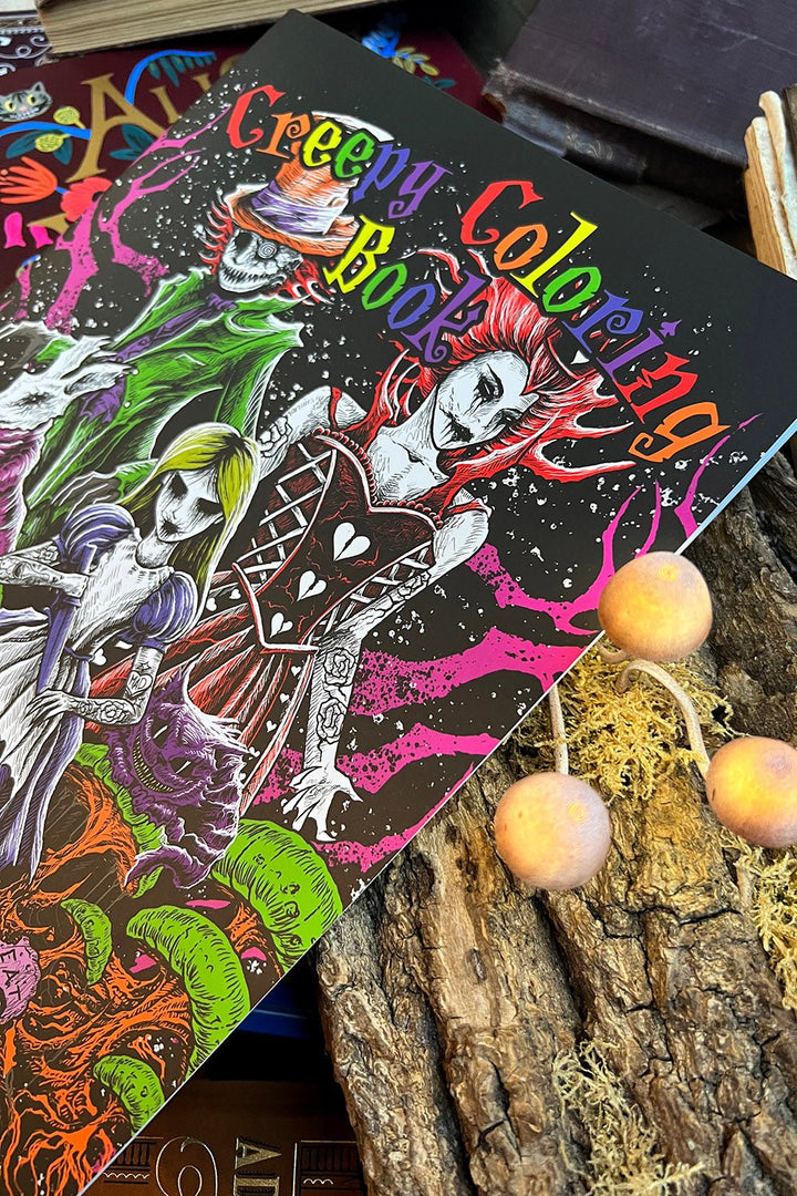 Creepy Coloring Book - stationery - VampireFreaks - VampireFreaks