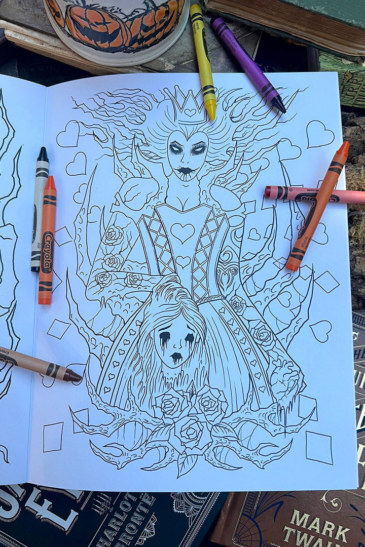 Creepy Coloring Book - stationery - VampireFreaks - VampireFreaks