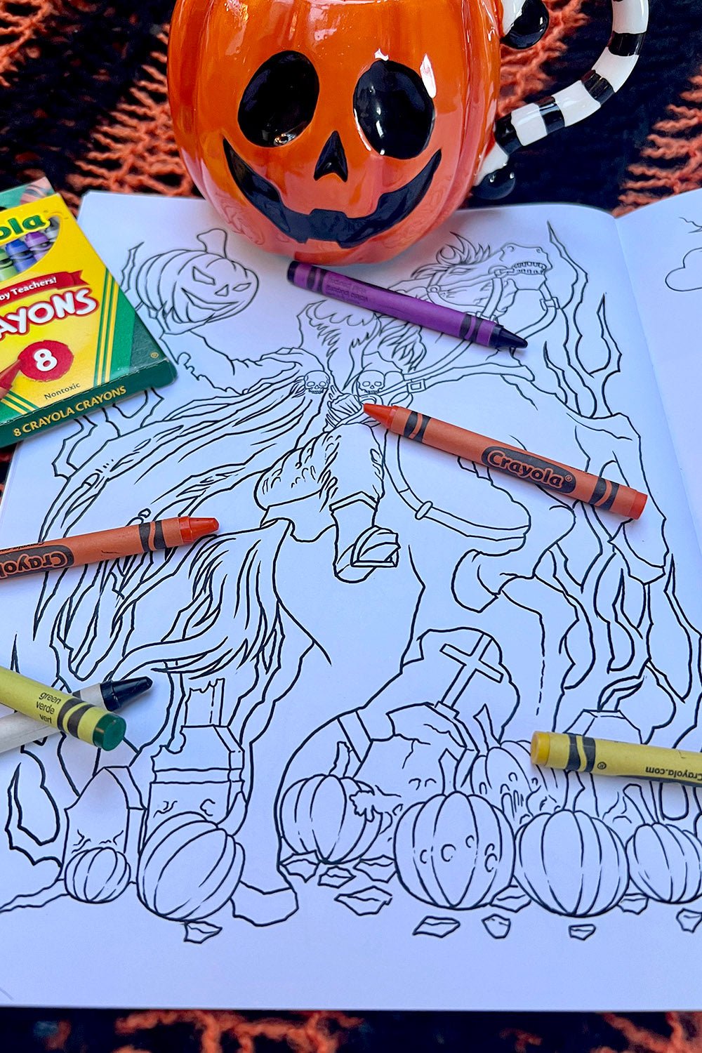 Creepy Coloring Book - stationery - VampireFreaks - VampireFreaks