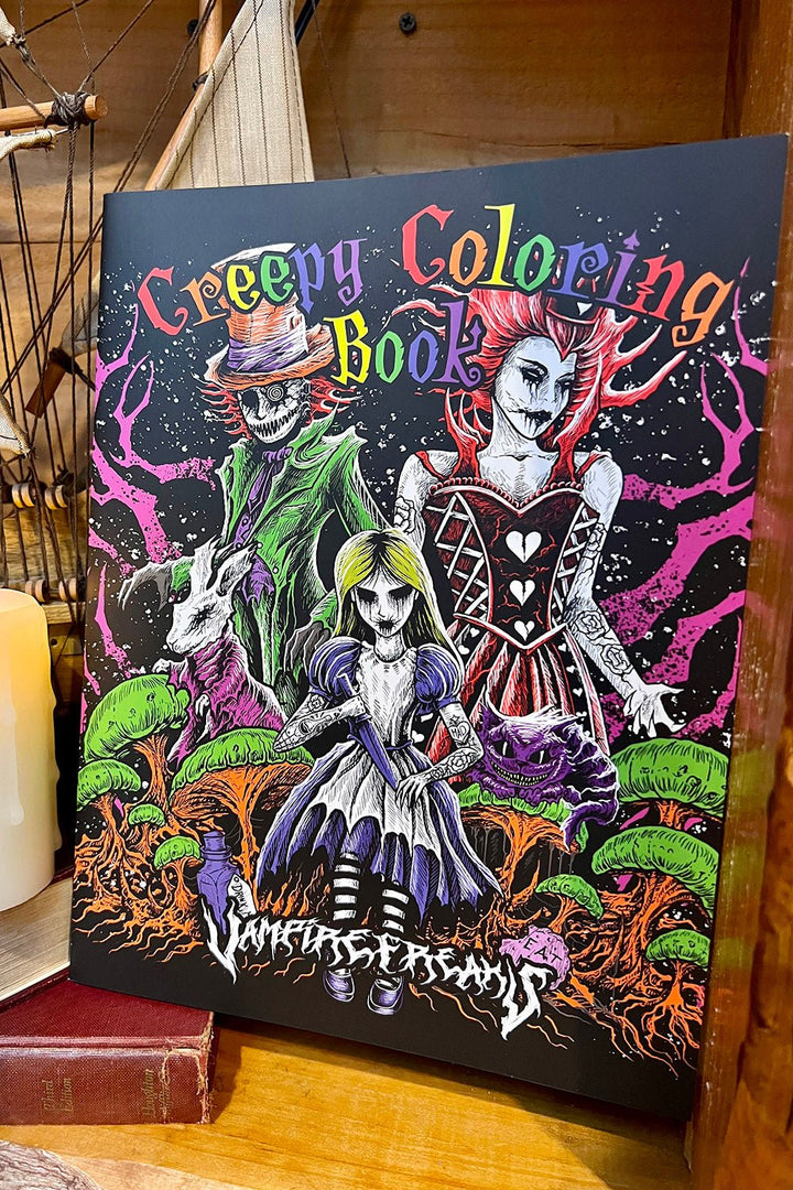 Creepy Coloring Book - stationery - VampireFreaks - VampireFreaks