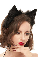 Creepy Cosplay Kitty Headband - hats & scarves & headwear - VampireFreaks - Devil Fashion