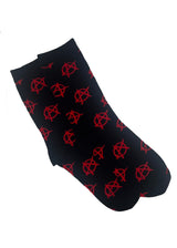 Creepy Crew Socks [Anarchy Symbols] - socks & stockings - VampireFreaks - VampireFreaks