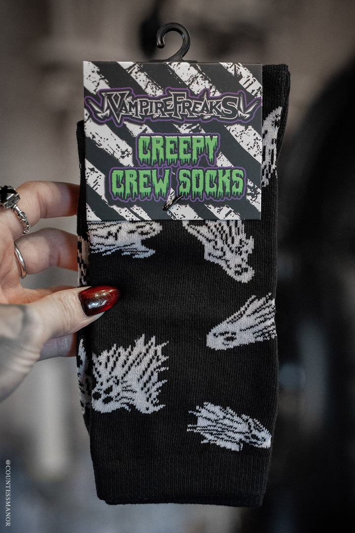 Creepy Crew Socks [Ghost Host] - socks & stockings - VampireFreaks - VampireFreaks