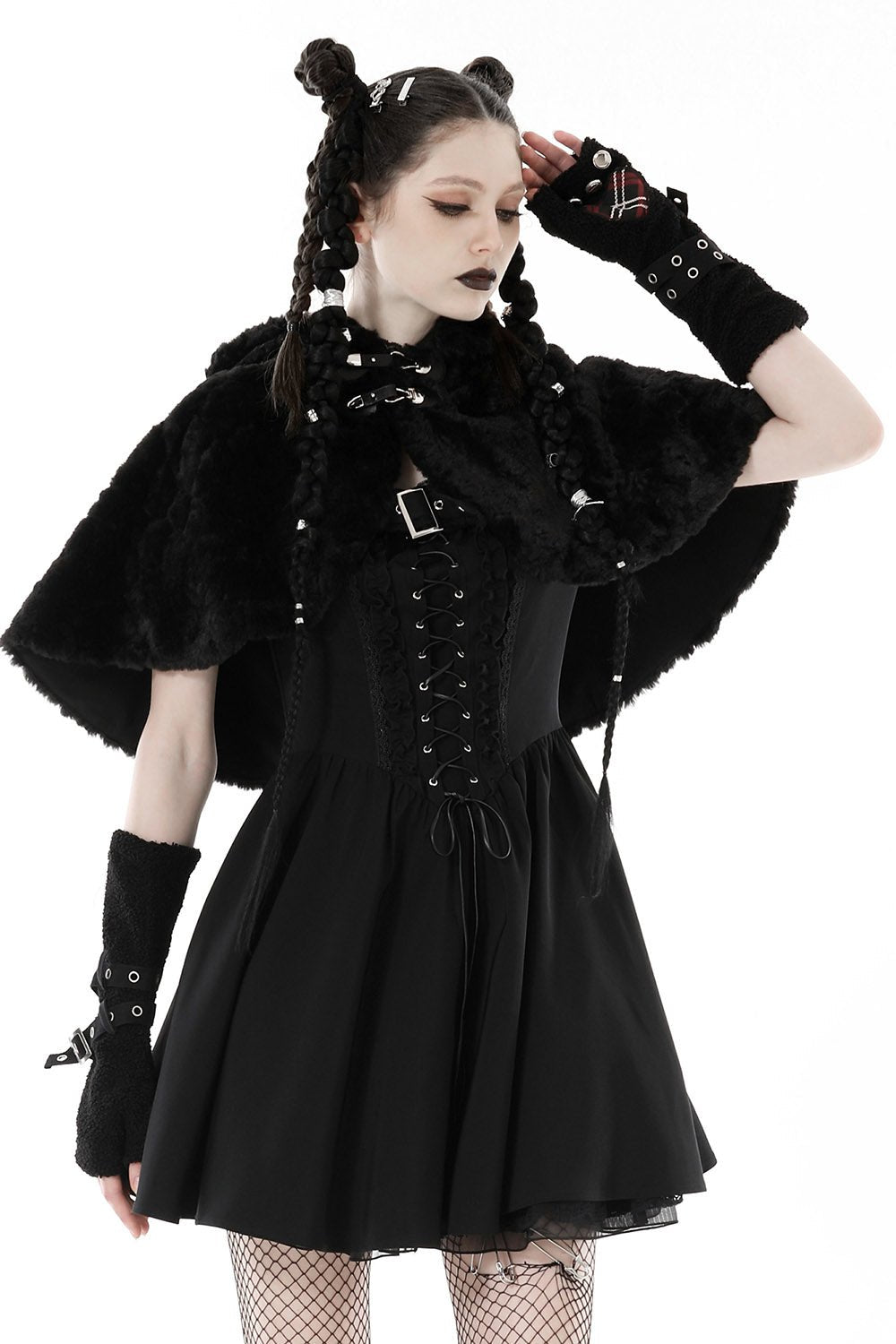 Creepy Cute Bear Cape - womens outerwear - VampireFreaks - Dark In Love