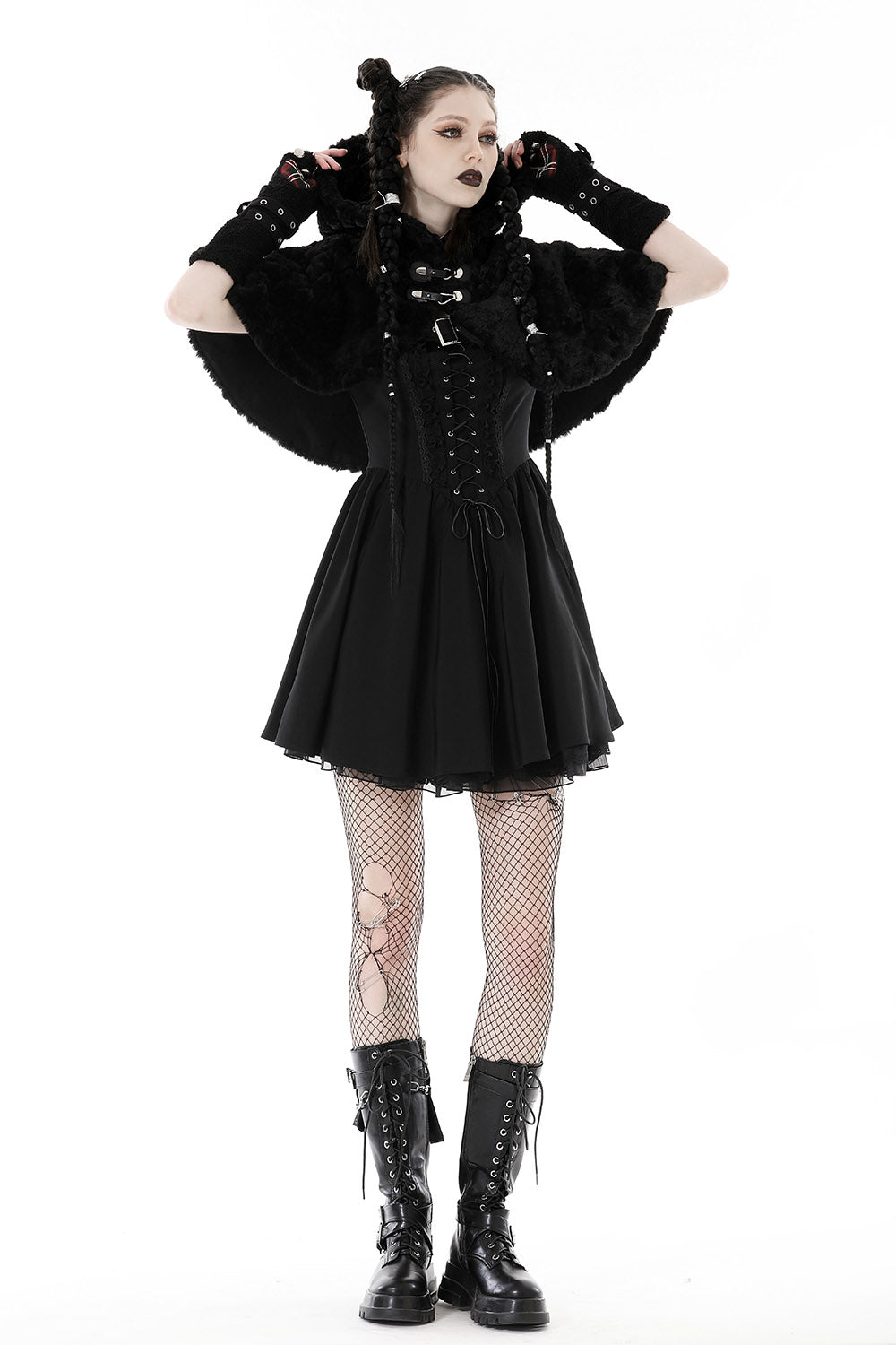 Creepy Cute Bear Cape - womens outerwear - VampireFreaks - Dark In Love