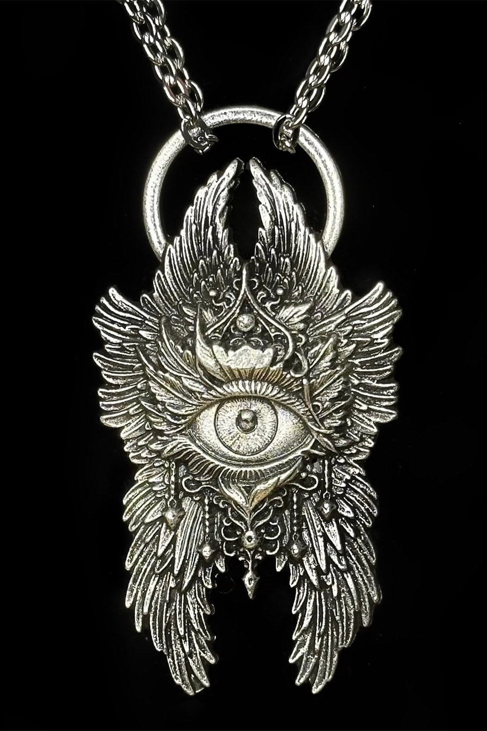gothic eyeball necklace