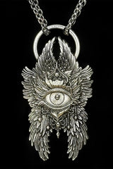 gothic eyeball necklace