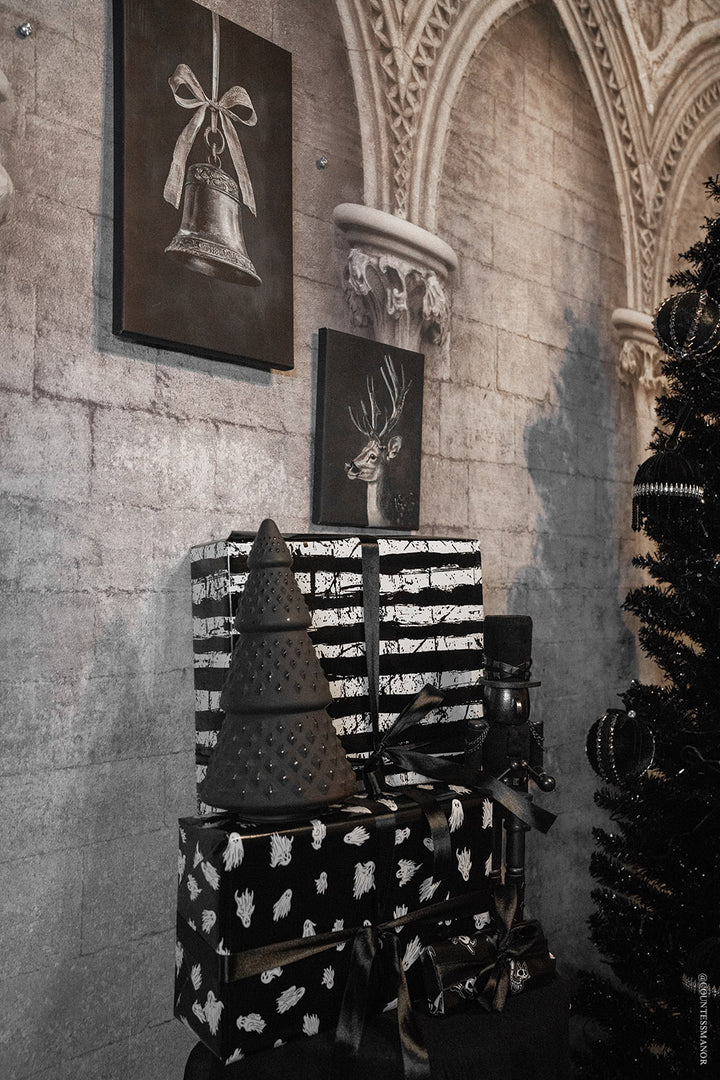 spooky christmas wrapping paper 