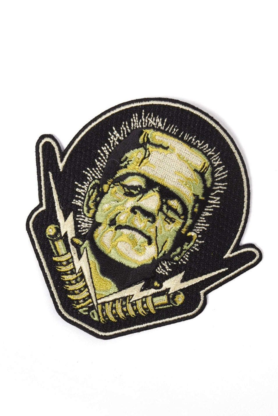 embroidered frankenstein monster patch by rock rebel