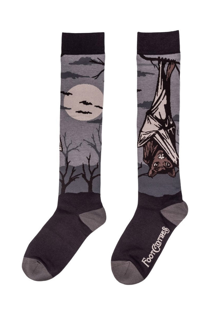halloween knee-high bat socks