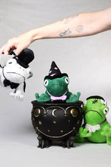 frog novelty halloween stuffed animal plush toys by lady moon co