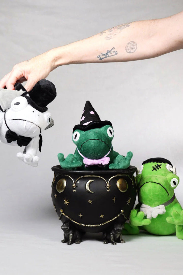 frog novelty halloween stuffed animal plush toys by lady moon co