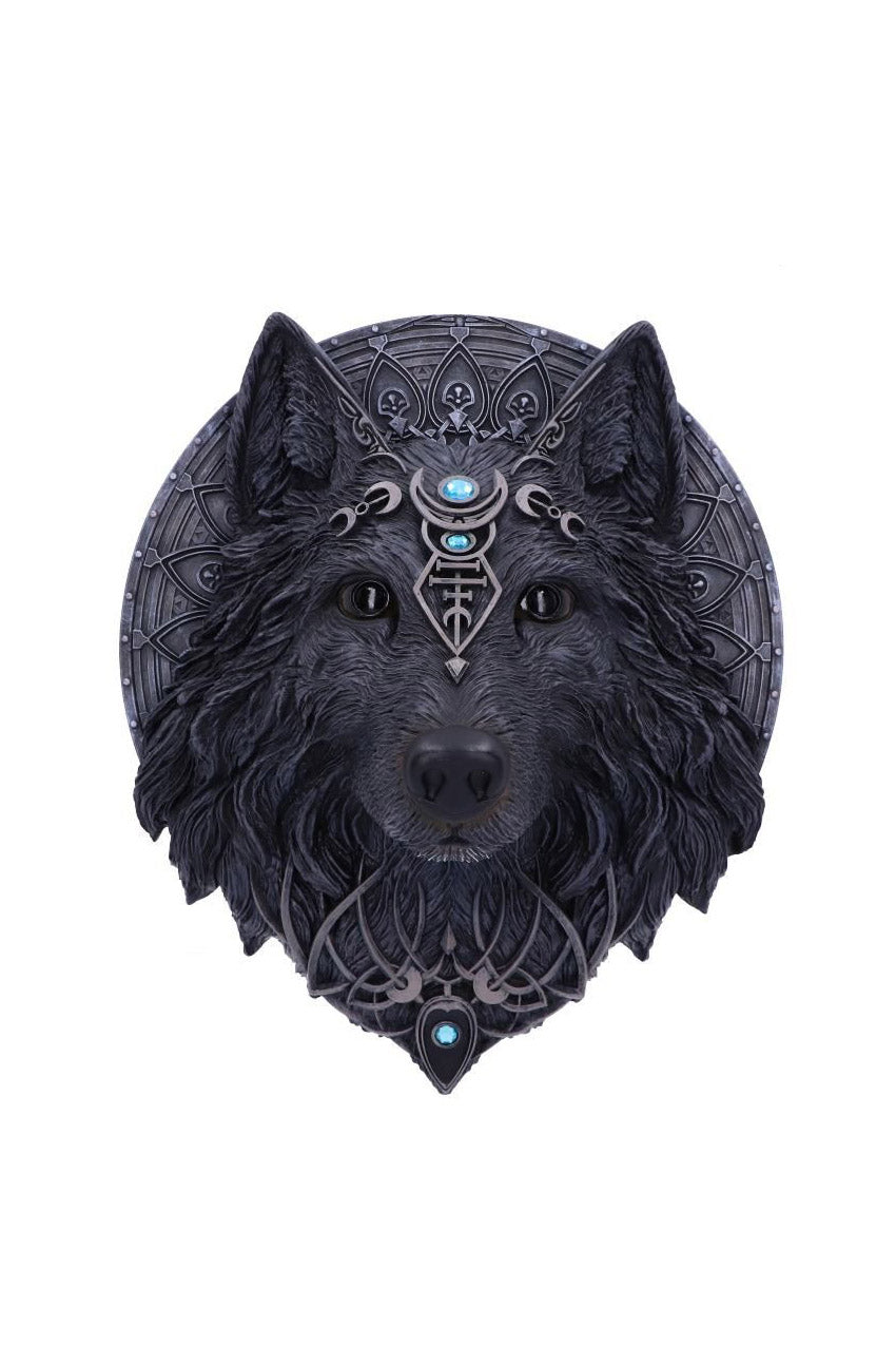 gothic werewolf wall plaque 