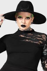Crescent Fedora Hat - hats & scarves & headwear - VampireFreaks - Killstar