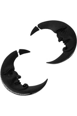 Crescent Moon Earrings - jewelry - VampireFreaks - Killstar