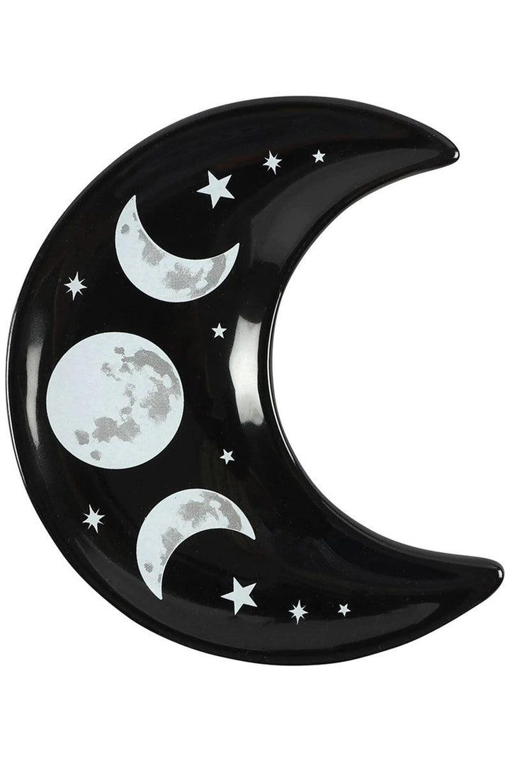 Crescent Moon Trinket Dish - housewares - VampireFreaks - Pacific Giftware