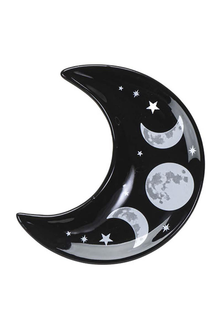 Crescent Moon Trinket Dish - housewares - VampireFreaks - Pacific Giftware