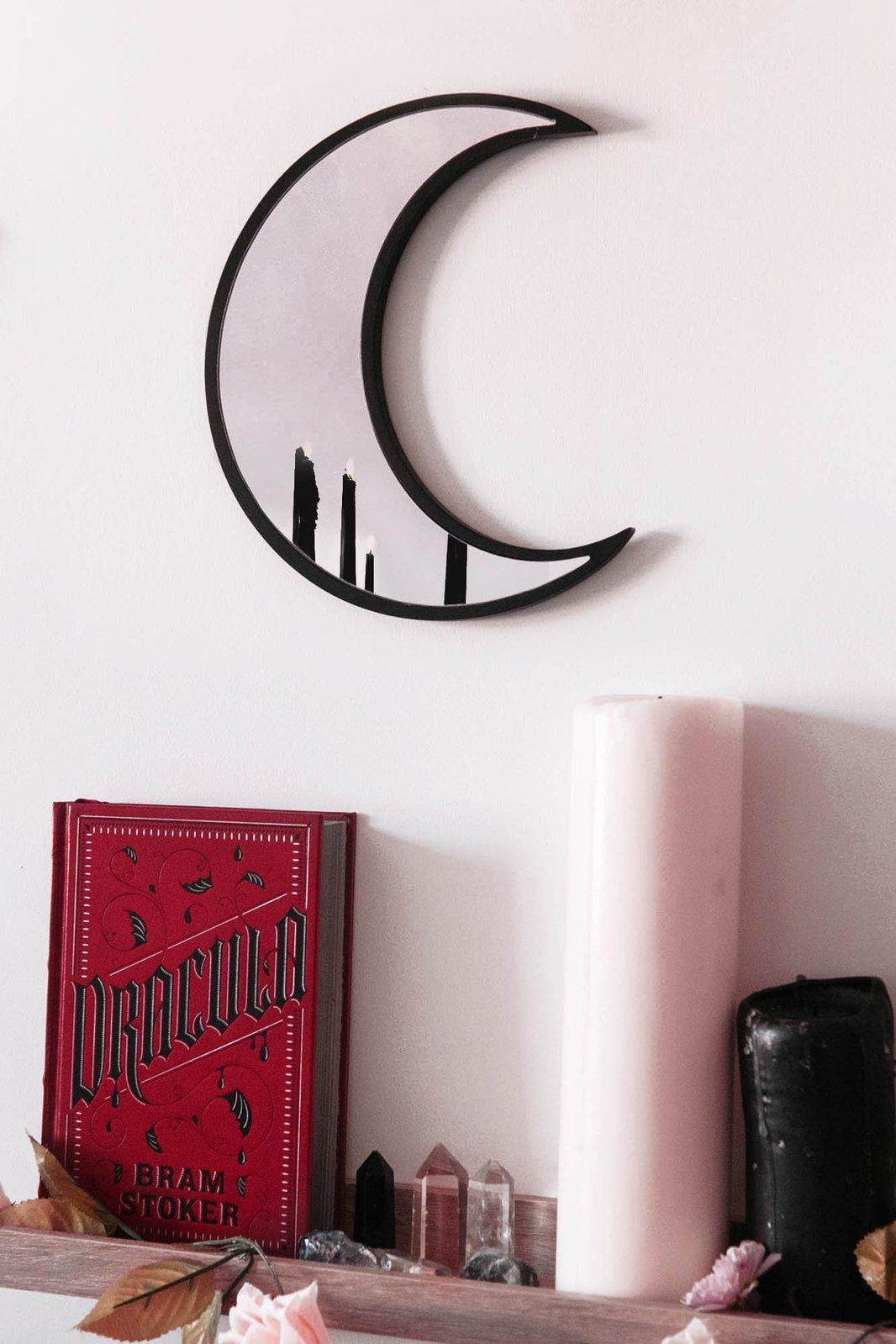 Crescent Wall Mirror [B] - housewares - VampireFreaks - Killstar