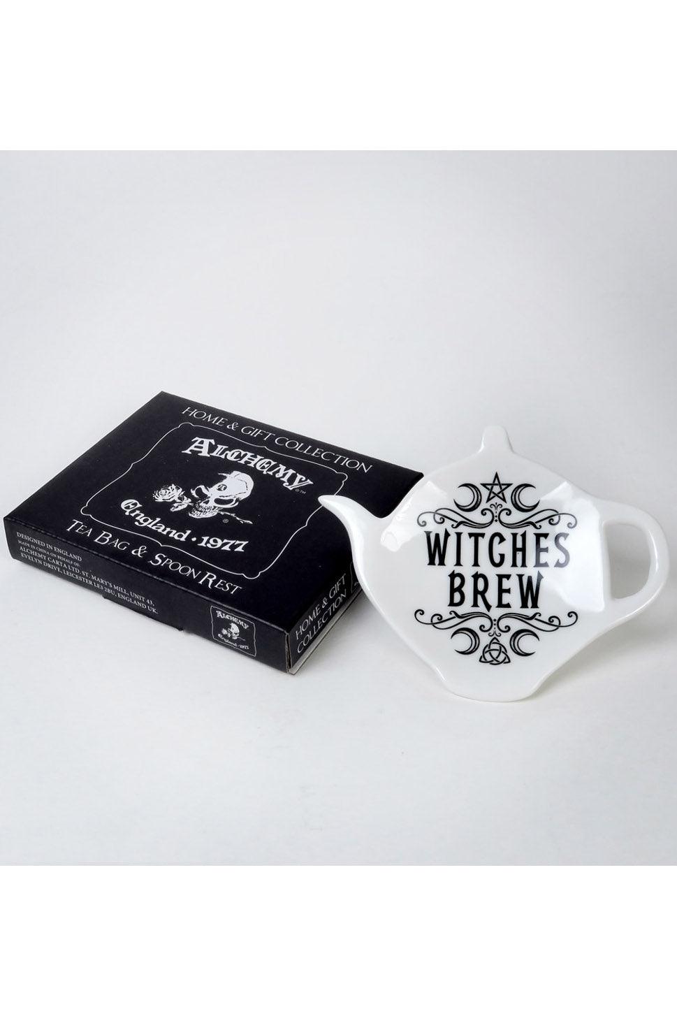 Crescent Witches Brew Tea Bag & Spoon Rest - housewares - VampireFreaks - Alchemy