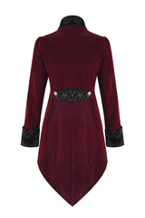 Crimson Blood Victorian Goth Coat - womens outerwear - VampireFreaks - Devil Fashion