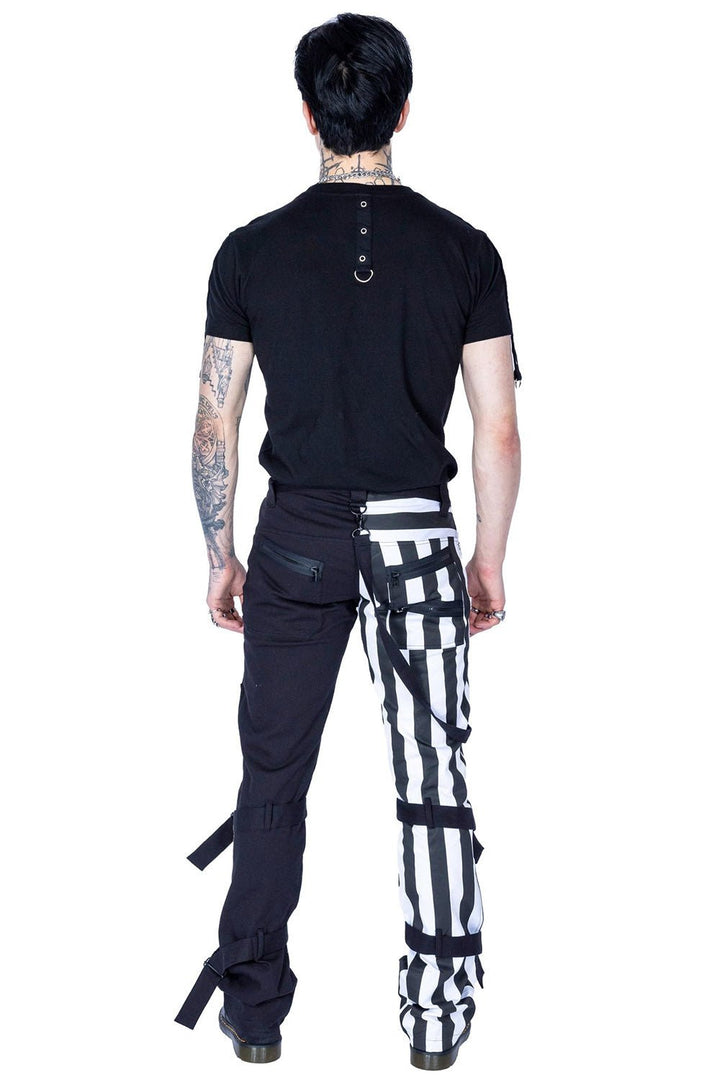 Cronus Pants [BLACK/WHITE] - mens pants - VampireFreaks - Poizen Industries