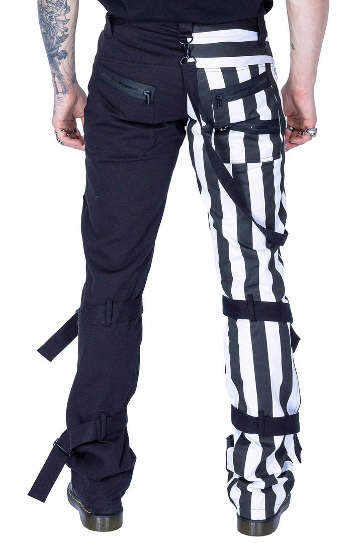 Cronus Pants [BLACK/WHITE] - mens pants - VampireFreaks - Poizen Industries