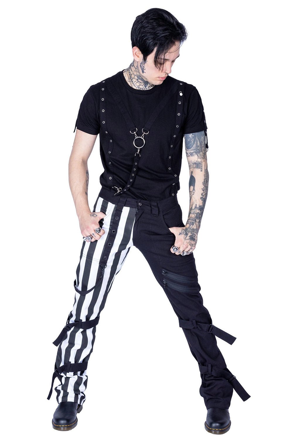 Cronus Pants [BLACK/WHITE]