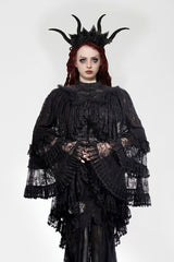 short cropped gothic cloak