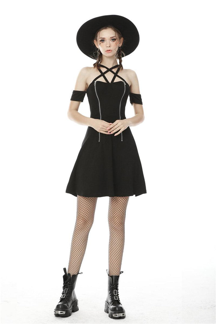 Cross My Heathen Heart Dress - dresses - VampireFreaks - Dark In Love