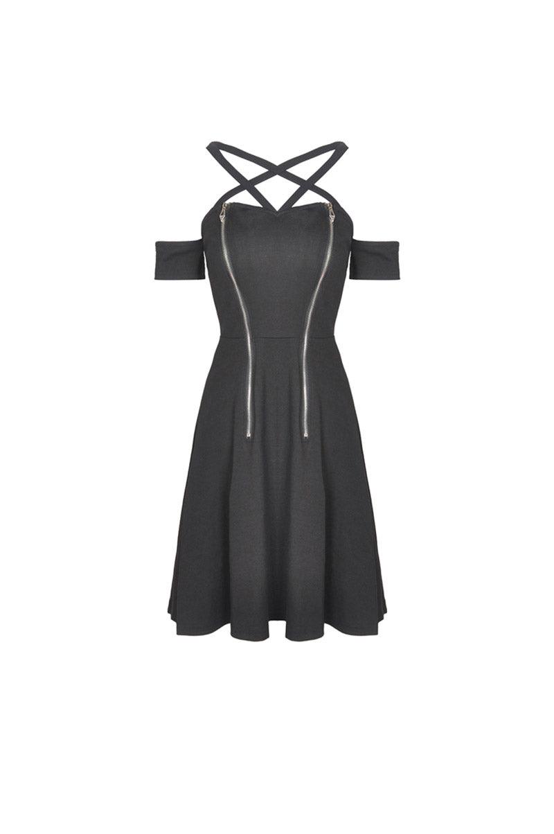 Cross My Heathen Heart Dress - dresses - VampireFreaks - Dark In Love