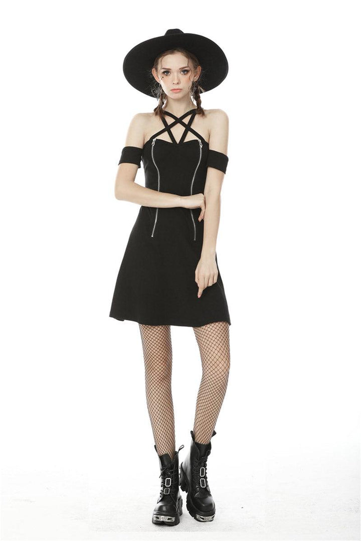 Cross My Heathen Heart Dress - dresses - VampireFreaks - Dark In Love