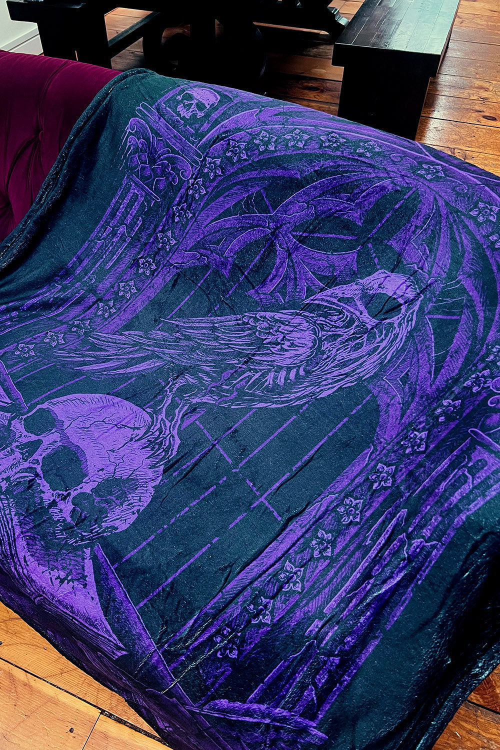 gothic throw blanket for couches