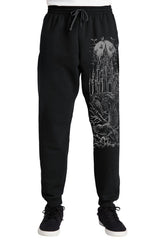 gothic raven jogger sweatpants