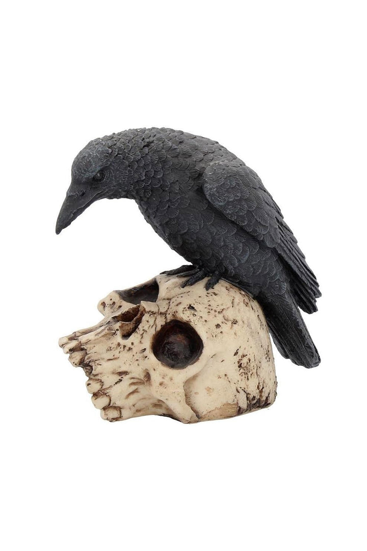 gothic raven statue