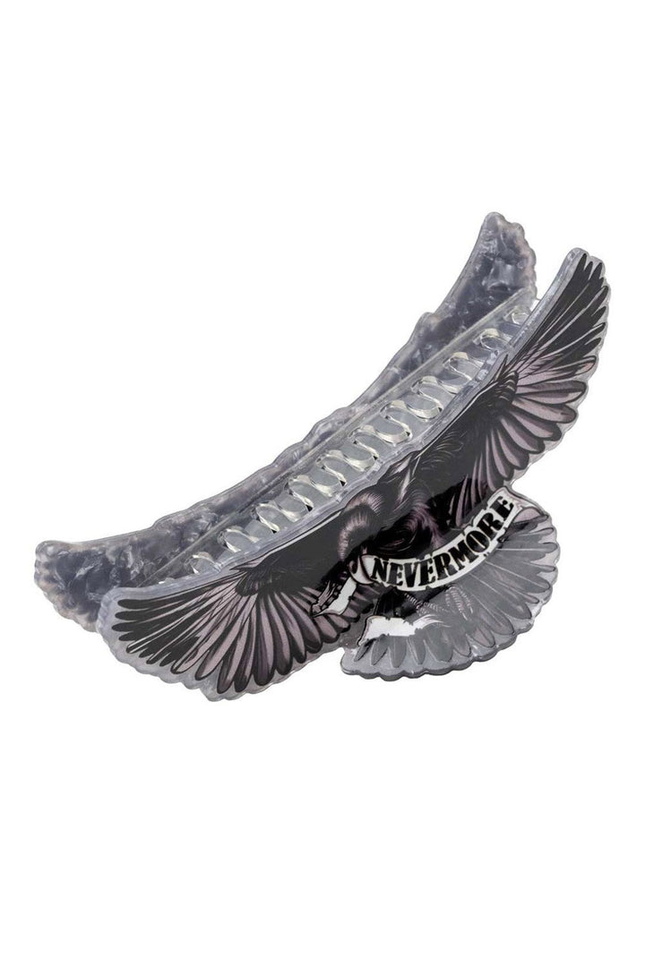 raven hair clip
